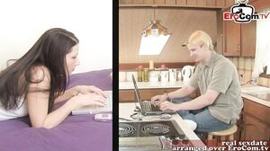 brunette british small tits teen get fucked