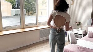 Darcy Dark - Delivery Lesbian sex in OMELA.U UNDERWEAR