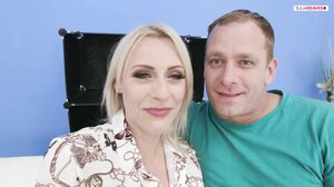 Cuckold Fuckers - Blonde bitch fucks in front of her fr