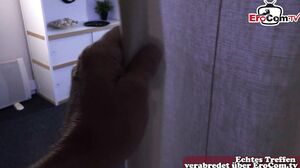 German chubby girl next door natural tits make anal gan