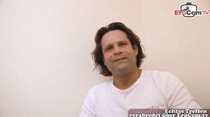 Stupid german brunette natural tits teen try first time