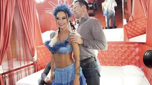 Kinky Snow Maiden Monika Fox Hard Fuck With Two Guys On New Year's Eve In Anal, DP, Deepthroat, Prolapse, Squirt And Cum In Mouth