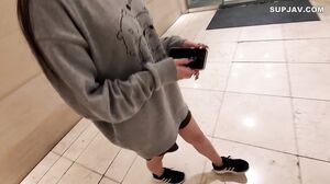 Raw meat stick inserted into a short, small, hairy puss