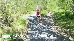 SparksGoWild - Fucking on a closed trail in Alaska