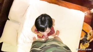 A cute girl looked like AK●, so this is a video of when