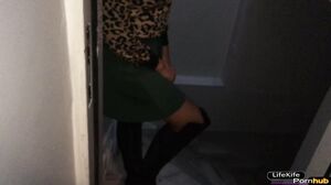 LifeKife - My Neighbor in a Short Skirt Fucked Me on a