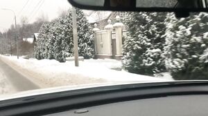 HungryKittty - Risky taxi ride naked to Santa Claus