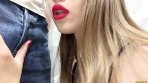 CapellaHot - Showed Tits and Guy a Juicy Blowjob , He C