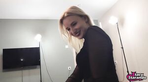 Stacy Starando - Two cute babes offered sex to two guys