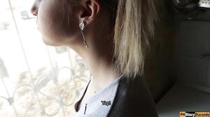 Stacy Starando - Young Slut Wife Helps A Neighbor To Cu 2