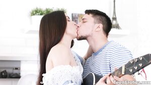 Teen Erotica XXX - Petite teen GF Milana Witch is hungry for cock