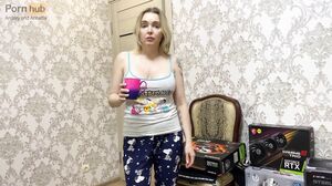 Andrey and Annette - Anal termisk pasta til min fornærmede stedmor. Hendes hul giver 60 fps af pik i røven