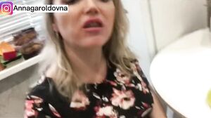 Andrey and Annette - Stepmom is dripping from a young cock