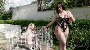 The Voluptuous Vitoria Beatriz dominating Naughty Kyra Sex before intense orgy with 5 guys DAP and Pee drinking in HD