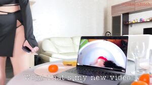 Oksana Katysheva - My Beloved Cuckold Husband Holds My Hand While His Friend Fucks Me Hard in My Cunt!