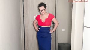 Oksana Katysheva - Three Fucked up Students, Instead of Going to Class, Fucked Their Teacher in Her Hot Holes!