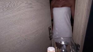 Miss Ary - I seduce a HOTEL WORKER and it ends in a HARD FUCK | POV