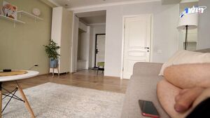 MariMoore - My Stepmother Caught Me Jerking Off to Her Naked Pictures. I Cum on Her Big Ass. Part 2