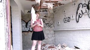 Hot Pornstars - Anal sex session outside with a fantastic brunette chick