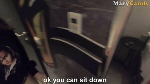 MaryCandy - Neighbour Girl Fucked in Mouth for Cash, While Her Bf Was Not in the Hotel