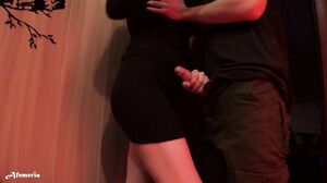 FemFoxFury - Passionate Fucking in the Hallway Ended with Cum in Mouth(1)