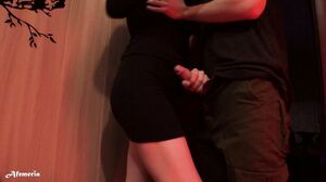 FemFoxFury - Passionate Fucking in the Hallway Ended with Cum in Mouth