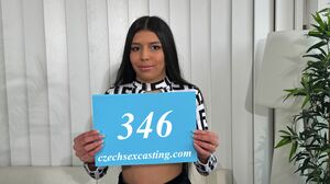 Hot Colombian brunette spread her long legs