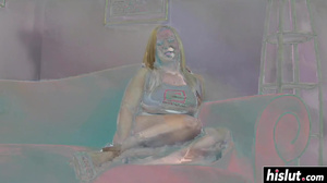 Sexy big booty babe gets slammed