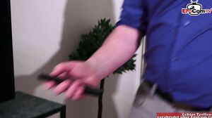 EroCom - Horny Milf in black nylons get's fucked in her asshole