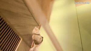 “53-2” Raw squirrel from a cat cafe date with a cute J○K cosplayer like a kitten! Too much moe in the uniform and innocent reaction and a large amount of fire in the pink pussy! ♡A must-see for cat lovers♡