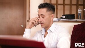 Florane Russell - Dildo & Dick Double Penetration