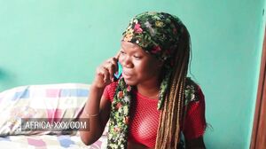 Africa-XXX - Blonde ebony girl picked up for a hot ride