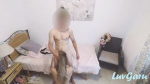 LuvGaru - Hot Sexwife Gets Fucked Hard By Our Neighbor | Husband Watches - LuvGaru