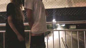 Burzumgirl - School girl fucks her step brother in the middle of highway while her boyfriend isn't looking