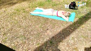 SWife Katy - A Mouthful of Sperm of a Married Slut while her Husband was on a Forest Run.