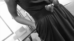 Babe Stare - Natalie clad up in black lingerie gets a creampie finish