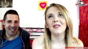 EroCom - Sexy slut with natural tits fucks wild during an amateur casting