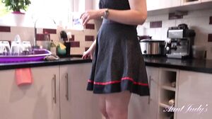 AuntJudys - 42yo hot blonde MILF Tracey - Kitchen JOI