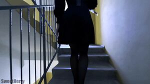 SweetHerry - Summoned a witch to fuck her with a black dick in Halloween