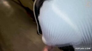 Individual The pant voice of a woman next door