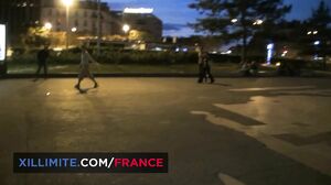 Made In France - Gang Bang on a parking with ebony woman