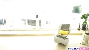 Broken babes - Spicy Latina Gina Valentina caught practicing bjs by stepbro