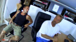 MMM100 - Beautiful natural redhead fucked and anal sex by two big dicks