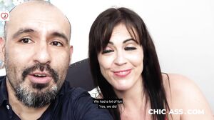 Chic Ass - Threesome: Spanish man fucks teen with his wife