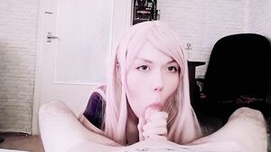 Estie Kay - cutie teen swallows cum -- amateur oral creampie