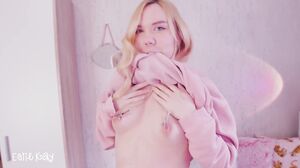 Estie Kay - Silly step sis wants to go for a walk with a butt plug on leash, but gets anal fuck instead.