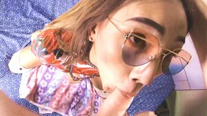 Submissive ladyboy does work well