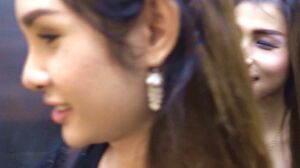 Lucky guy in foursome with ladyboys