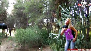 EroCom - Latina with brown hair loves sex in her red fishnet stockings