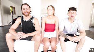 Bi Guys Fuck - Thomas uses his big cock to stretch Madison and Franco styles out